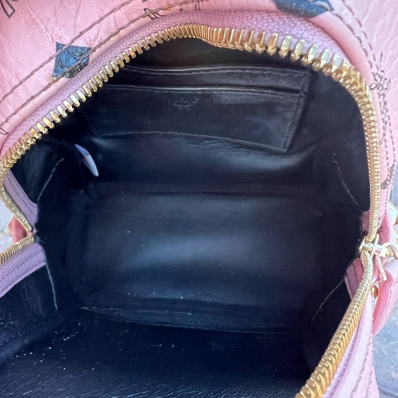 pink MCM mini backpack - Picture 7 of 7